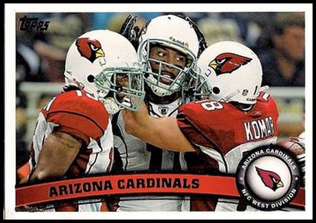 375 Arizona Cardinals (Larry Fitzgerald Max Komar Steve Breaston) TC